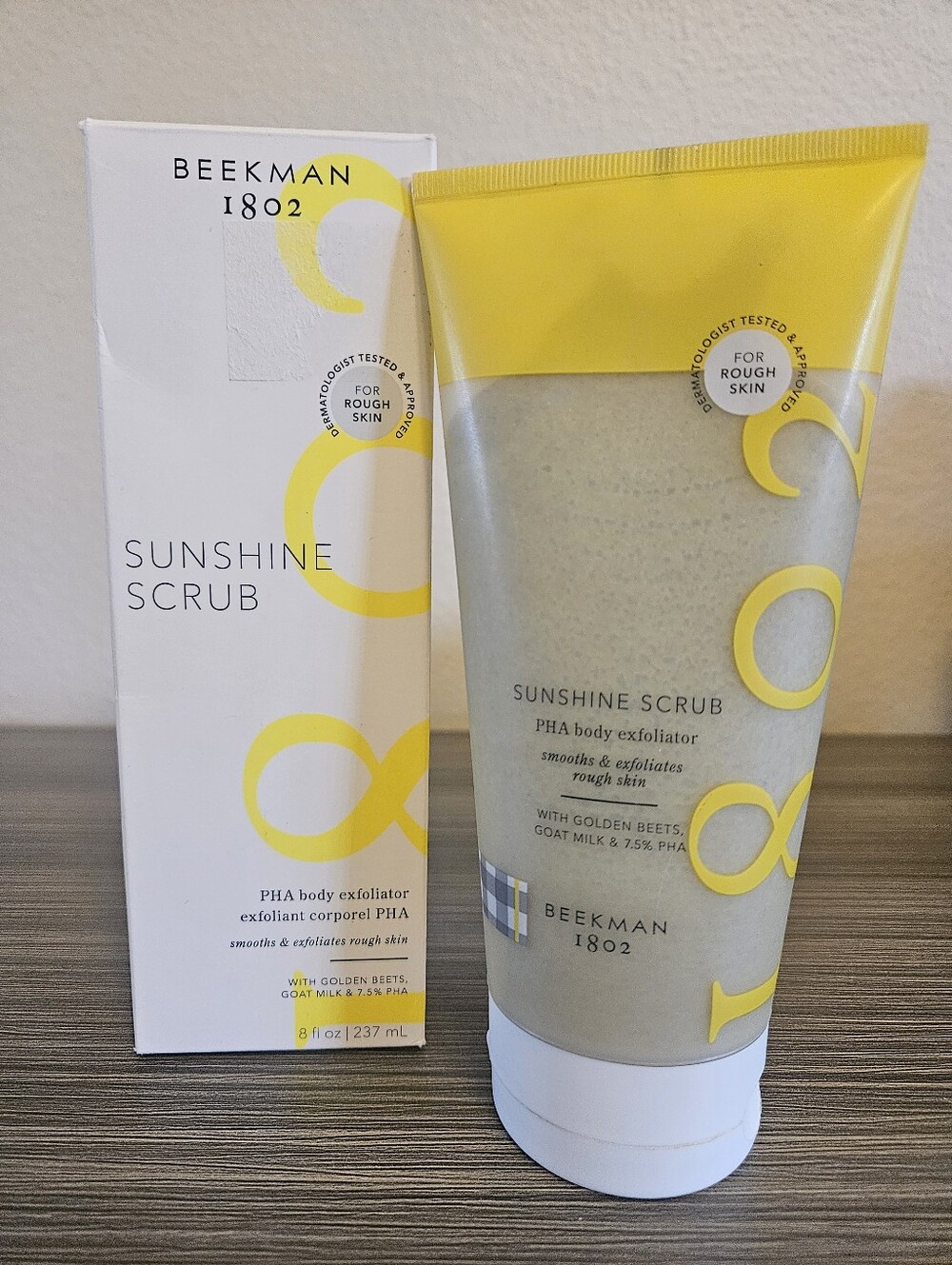 Beekman 1802 Sunshine Scrub PHA Body Exfoliator new in box 8oz